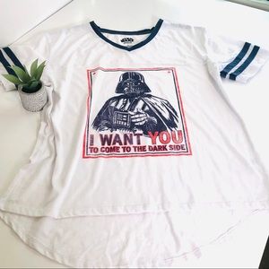 Darth Vader "I want you" soft ringer tee XL